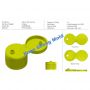 Flip top cap precision mold