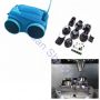 Underwater robot vacuums complex injection molding