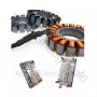 Motor rotor overmold insert molding