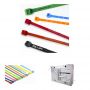 Zip tie for medical precision moulding and moulds