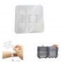 Zip tie for medical precision moulding and moulds