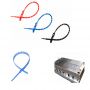 Zip tie for medical precision moulding and moulds